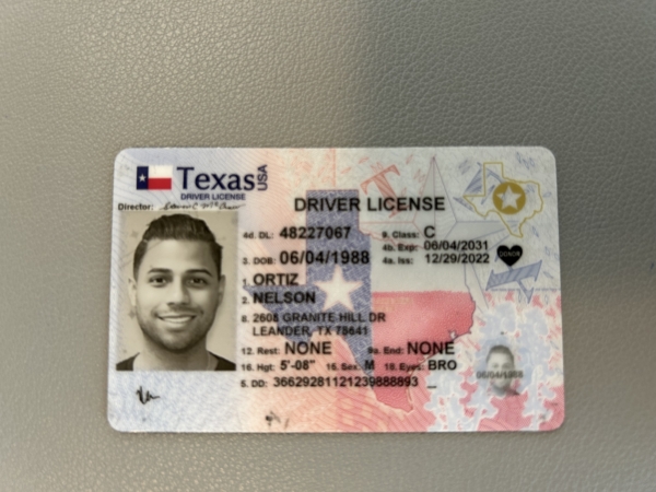 Nelson Ortiz Drivers License 2023