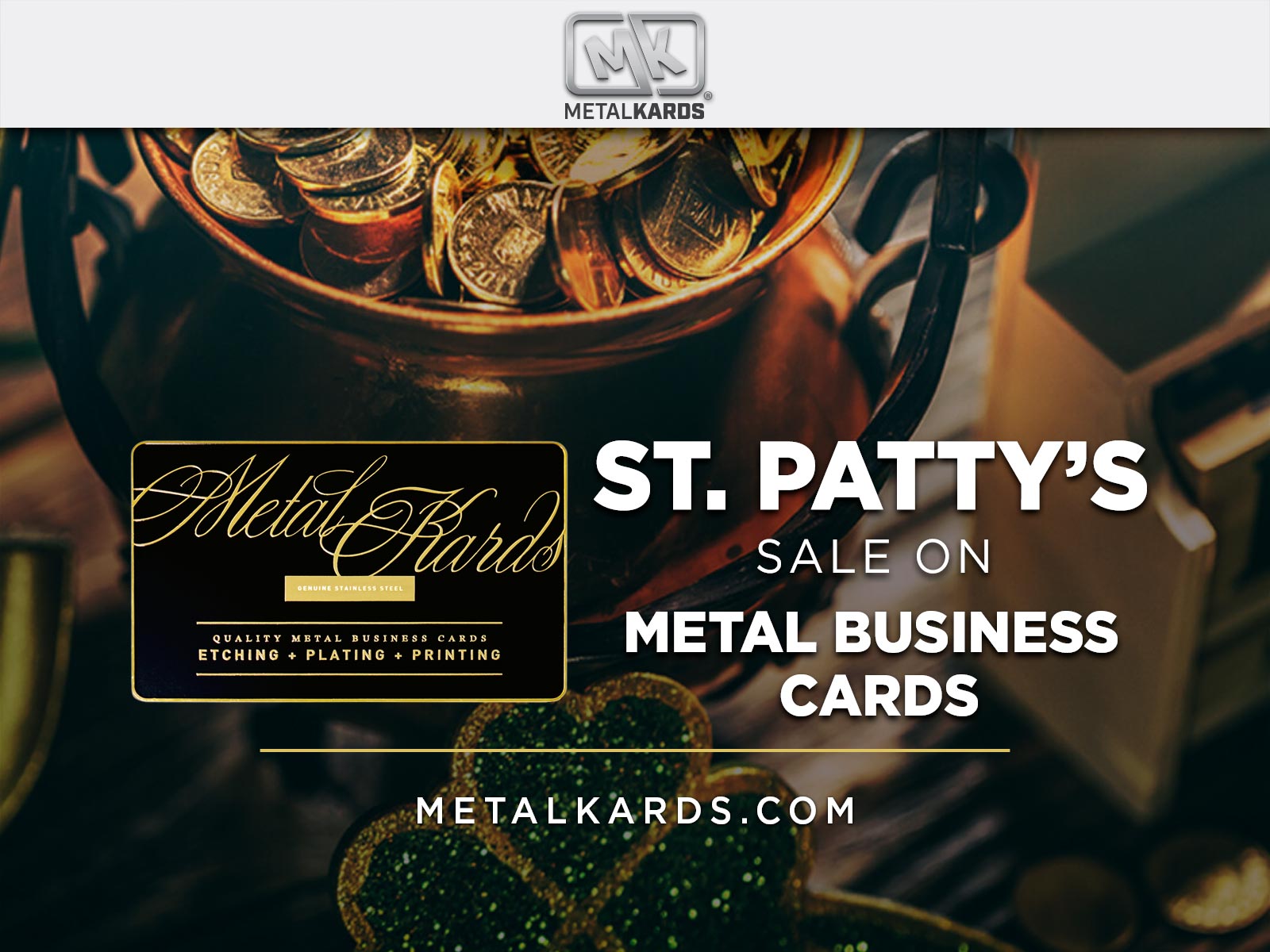 Lucky Metal Business Cards