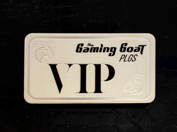 VIP Gaming Silver Business Cards