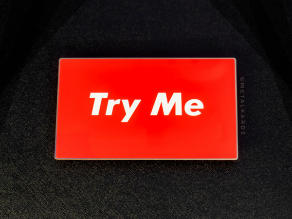 Art Director Metal Business Cards