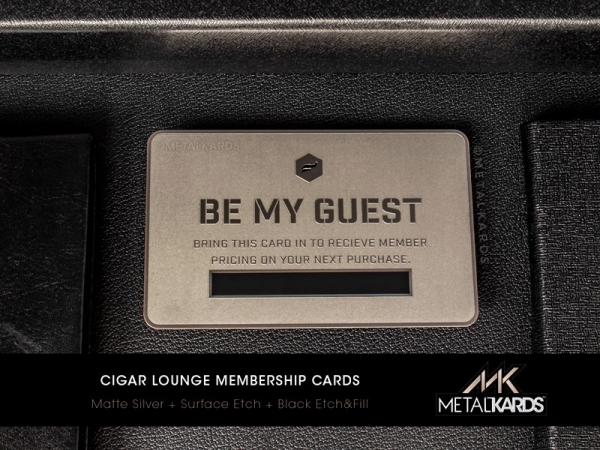 Cigar Lounge Membership Cards