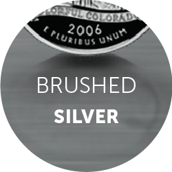 Brushed Silver Finish