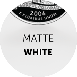 Matte White Finish
