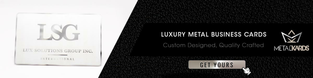Luxury Metal Business Cards