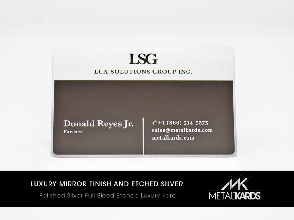Luxury Metal Business Cards