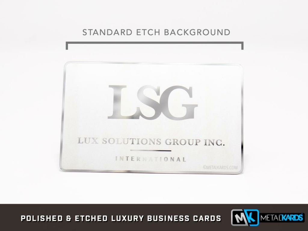 Luxury Metal Business Cards Options