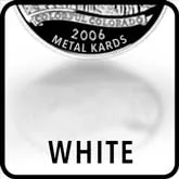 White Metal Finish