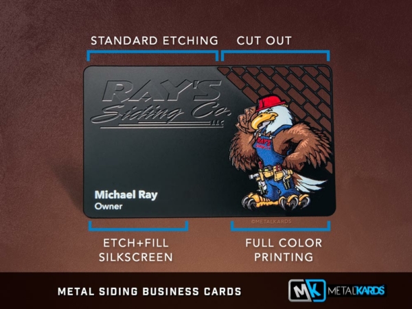 Metal Siding Business Cards