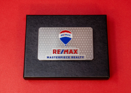Remax Masterpiece Metal Business Cards