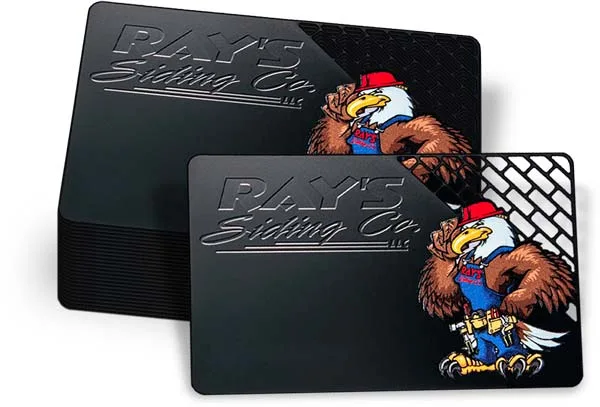 Siding Metal Business Cards