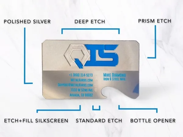 Stainless Steel Business Cards Process